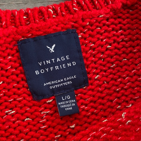 American Eagle Vintage Boyfriend Knit Sweater - Picture 3 of 5